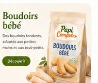 Boudoirs bébé Papi Compote
